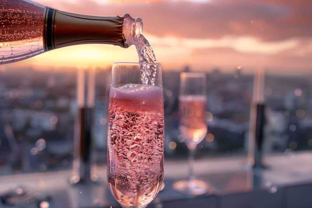 Le champagne rosé : un atout charme pour vos soirées