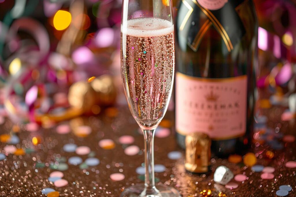 Pourquoi le champagne rosé est-il le préféré des fêtes ?